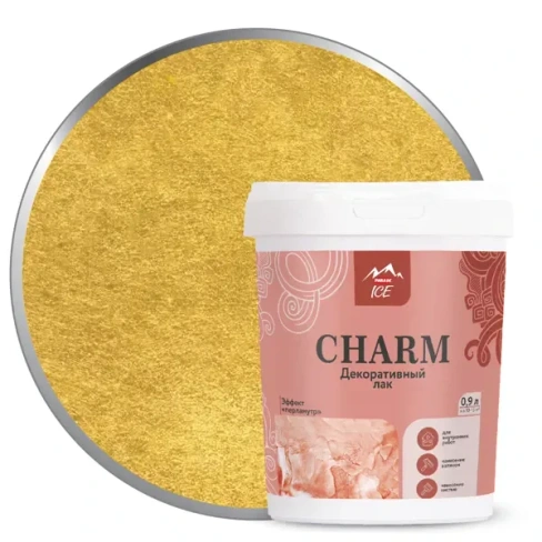 Лак декоративный Parade ICE Charm 0.9 л цвет золото PARADE
