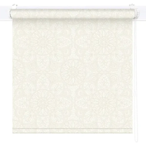 Штора рулонная Мандала 70x160 см молочная GARDEN МАНДАЛА Рулонная штора