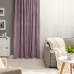 Штора на ленте со скрытыми петлями Inspire Dubbo Bohemia 200х280 см цвет фиолетовый INSPIRE