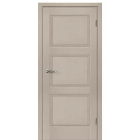 Дверь межкомнатная Трилло глухая Hardflex ламинация цвет ясень 60x200 см (с замком и петлями) МАРИО РИОЛИ