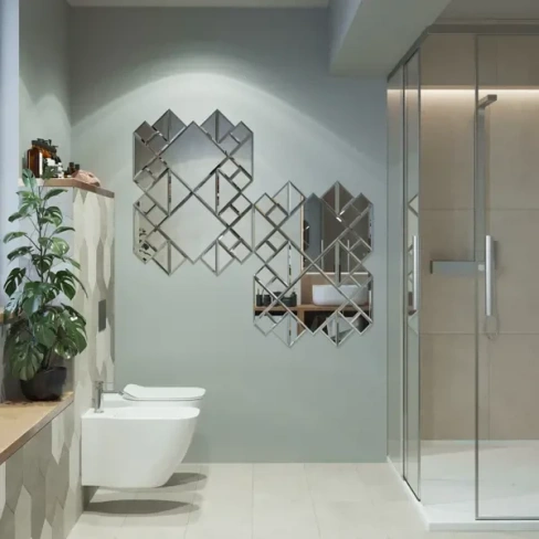 Плитка зеркальная Sensea квадратная 30x30 см 1 шт. SENSEA LM31 Зеркальная плитка