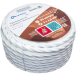 Ретро провод Electraline 3х2.5 20 м ГОСТ цвет белый ELECTRALINE Кабель текстильный 3х2