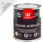Краска фасадная Facade Acrylate 0.9 л цвет белый TIKKURILA