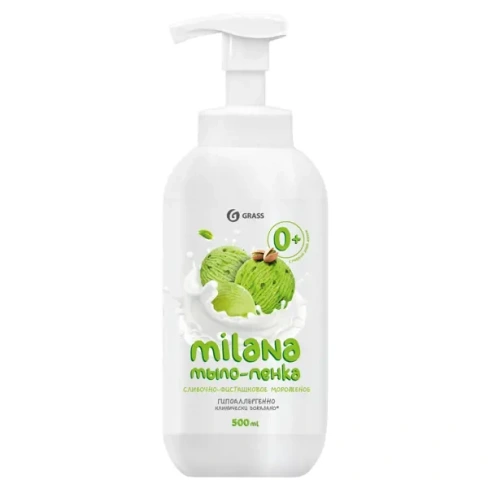 Мыло-пенка Milana «Сливочно-фисташковое» 500 мл GRASS