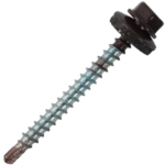 Кровельные саморезы STANDERS RAL8017 сверлоконечные коричневые 4.8x51