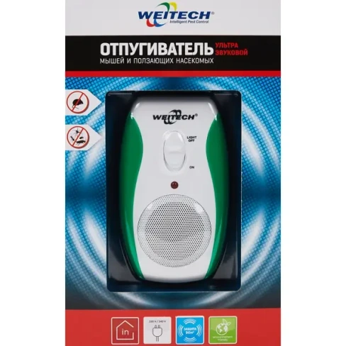 Ультразвуковой отпугиватель грызунов и насекомых Weitech WK0190 WEITECH