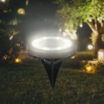 Светильник садовый Gauss GS001 на солнечных батареях нейтральный белый свет