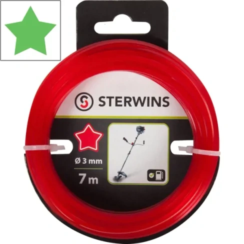 Леска для триммера Sterwins ø3 мм 7 м звезда STERWINS