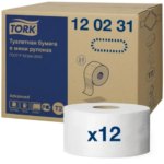 Туалетная бумага в мини-рулонах Tork T2 170 м