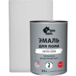 Эмаль для пола Простокраска цвет светло-серый 0.9 кг ПРОСТОКРАСКА