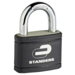 Замок навесной Standers 54x41 мм 2 ключа в комплекте чугун STANDERS