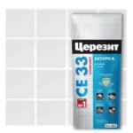 Затирка цементная Церезит CE 33 Comfort цвет белый 2 кг ЦЕРЕЗИТ