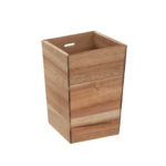 Контейнер Delinia ID 10x10x14.7 см дерево цвет коричневый DELINIA ID