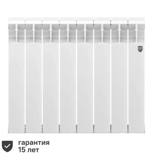 227350017 Радиатор Royal Thermo Vittoria 500/80 биметалл 8 секций боковое подключение цвет белый ROYAL THERMO