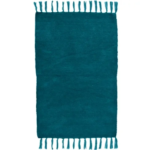 Коврик декоративный хлопок Inspire Manoa 50x80 см цвет голубой INSPIRE MANOA