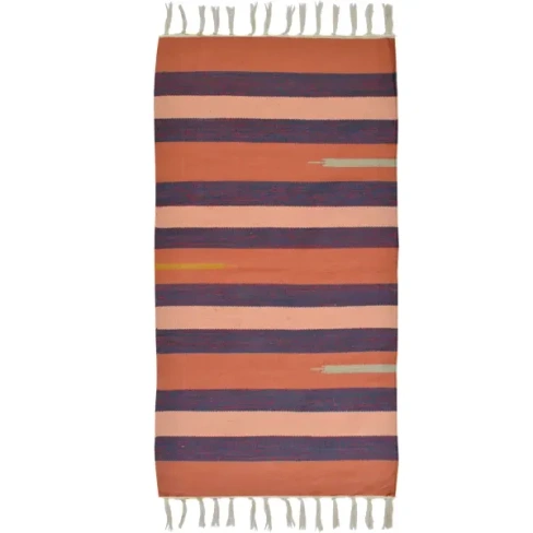 227943624 Коврик декоративный хлопок Inspire Naelie 55x100 см цвет мультиколор INSPIRE NAELIE