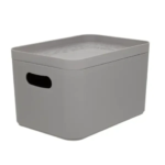 Органайзер для хранения Berossi 16x13x23 см 2.4 л пластик цвет серый BEROSSI BEROSSI