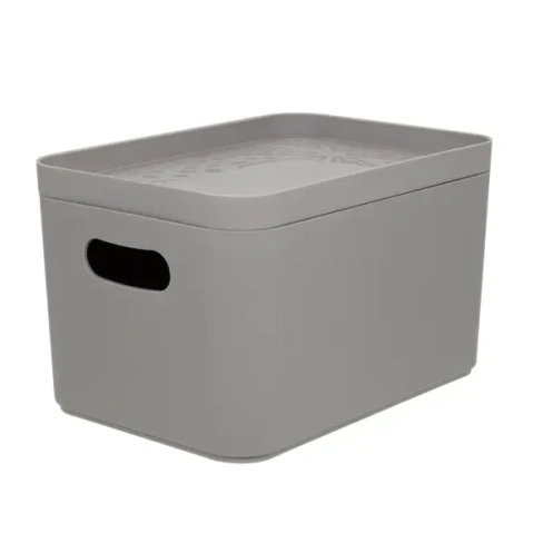 Органайзер для хранения Berossi 16x13x23 см 2.4 л пластик цвет серый BEROSSI BEROSSI