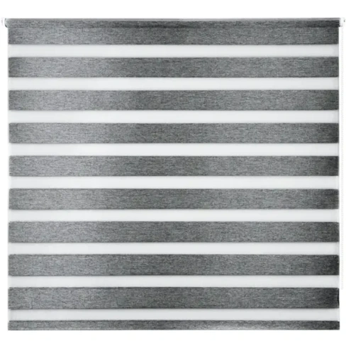 Штора рулонная день-ночь блэкаут Miamoza 140x175 см серая SD02019040/101 Д/Н BLACKOUT