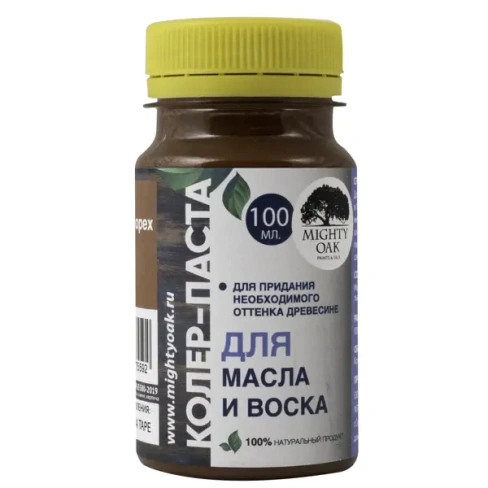 Колер-паста Mighty Oak К-57 цвет темный орех 100 мл MIGHTY OAK