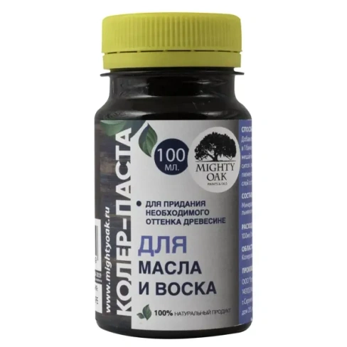 Колер-паста Mighty Oak К-88 цвет венге 100 мл MIGHTY OAK