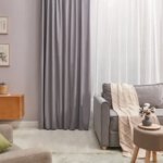 Штора на ленте Inspire Leya 200x280 см цвет серый INSPIRE