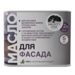 Масло для фасадов Mighty Oak цвет прозрачно-медовый 2 л MIGHTY OAK