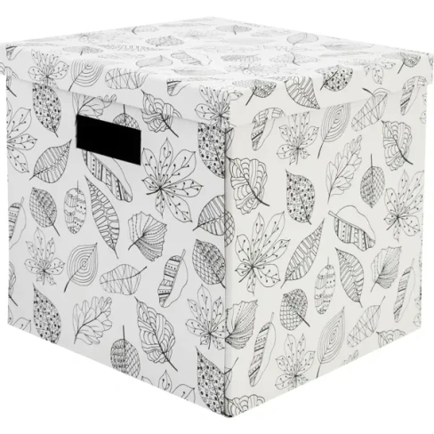 Коробка складная 31x31x30 см картон цвет белый STORIDEA FC2539KB-LF