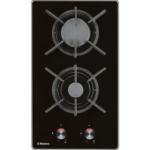 Варочная панель газовая Hansa BHKS330500 30x9.8x52 см 2 конфорки цвет чёрный HANSA