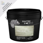 Фактурная штукатурка Maitre Deco «Travertin» известковая эффект травертина 15 кг MAITRE DECO