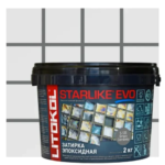 Затирка эпоксидная Litokol Starlike Evo S.125 цвет серый цемент 2 кг LITOKOL Starlike Evo 125