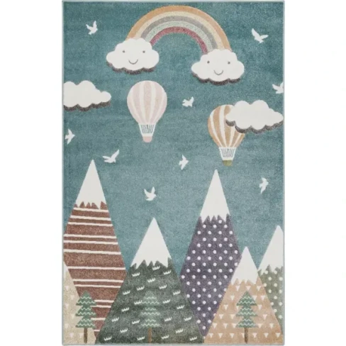 Ковер полипропилен Art Kids LM010 100x150 см цвет голубой . ART KIDS