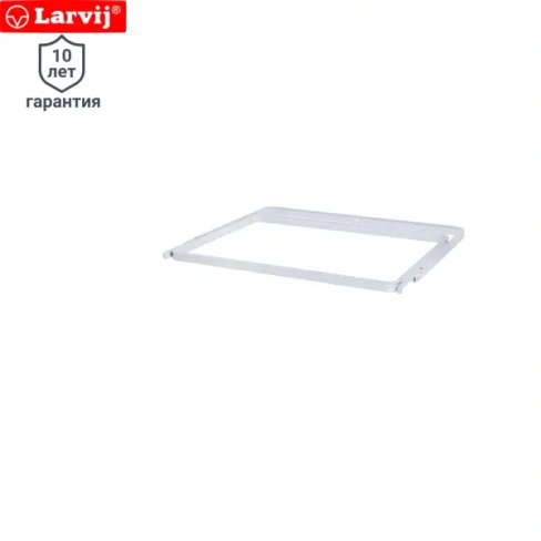 249206156 Рама выдвижная Larvij 59.7x42.5 см сталь цвет белый LARVIJ