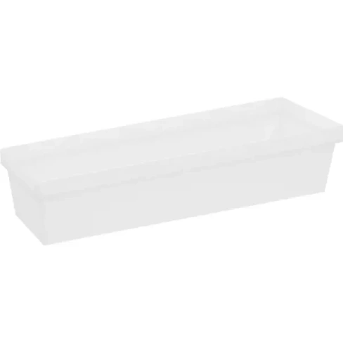 Контейнер для хранения Delinia ID 10x30x6.7 см пластик цвет белый DELINIA ID
