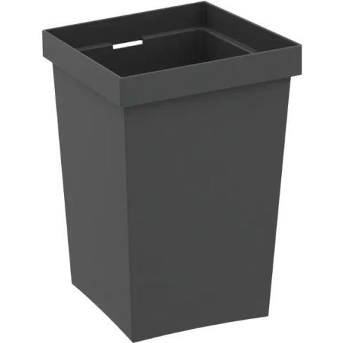 Контейнер для хранения Delinia ID 10x10x14.7 см пластик цвет серый DELINIA ID