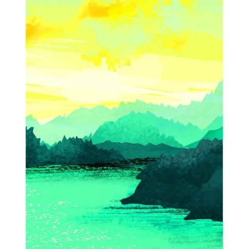 Постер «Утёс» 39x49 см Утес