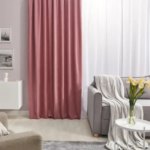 Штора на ленте «Рим» 200x310 см цвет розовый MIAMOZA MIAMOZA