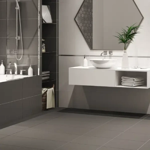 Плитка напольная Azori Devore 42x42 см 1.23 м² цвет серый AZORI