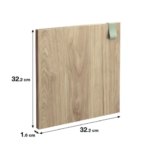Фасад Spaceo KUB 32.2x32.2 см ЛДСП цвет дуб SPACEO Фасад для шкафа