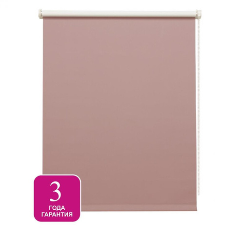 Штора рулонная блэкаут Inspire Santos 100x160 см сиреневая INSPIRE