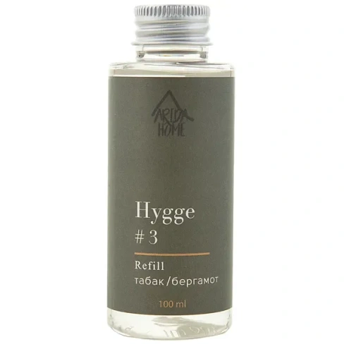 Наполнитель для диффузора Hygge Табак/Бергамот 100 мл ARIDA HOME Наполнитель для аромадиффузора