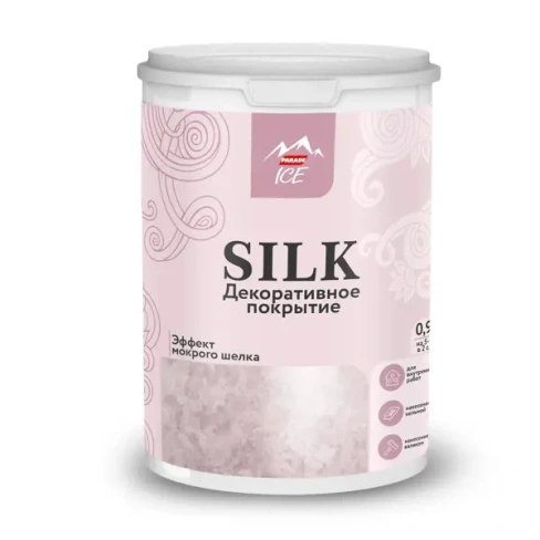 Покрытие декоративное Parade Silk базовое с эффектом мокрого шелка 0.9 л PARADE