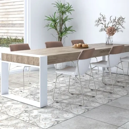 Керамогранит LB Ceramics Цементо Декор 45x45 см 1.62 м² матовый цвет серый LB CERAMICS