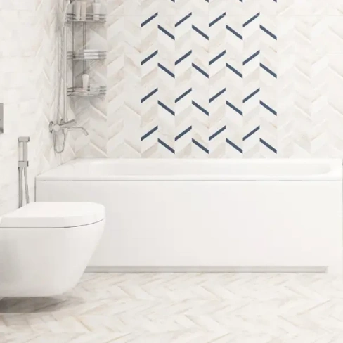 Керамогранит LB Ceramics Блю Шеврон 45x45 см 1.62 м² матовый цвет бежевый LB CERAMICS