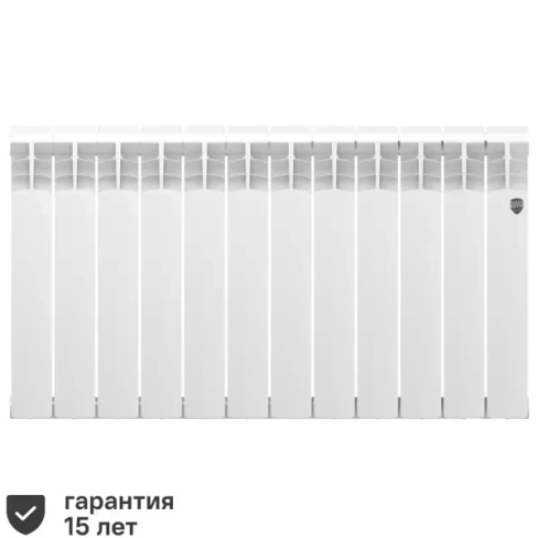 Радиатор Royal Thermo Vittoria 500/80 биметалл 12 секций боковое подключение цвет белый ROYAL THERMO Vittoria 500/12