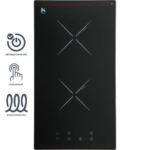 Варочная панель индукционная Kitll KHI 3001 BLACK 2 конфорки 30x52 см цвет чёрный KITLL