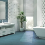 Плитка напольная Azori Devore 42x42 см 1.23 м² цвет индиго AZORI