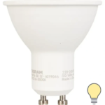 Лампа светодиодная Osram GU10 5 Вт спот прозрачная 370 лм тёплый белый свет OSRAM