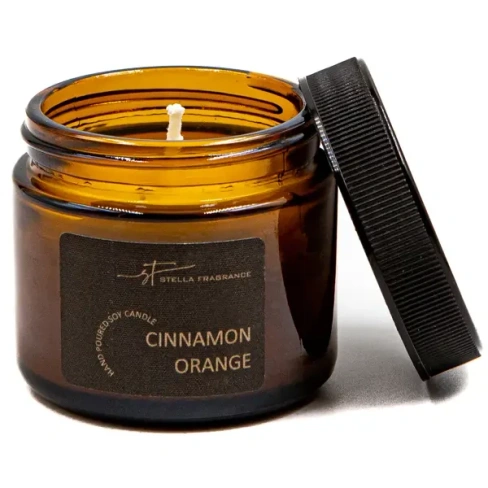 Ароматическая свеча Stella Fragrance Cinnamon Orange 50 г банка