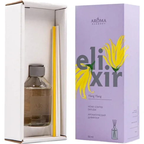 Диффузор ароматический Aroma Harmony Elixir Ylang-Ylang 50 мл AROMA HARMONY Диффузор Аромат. Ylang Ylang 50 мл
